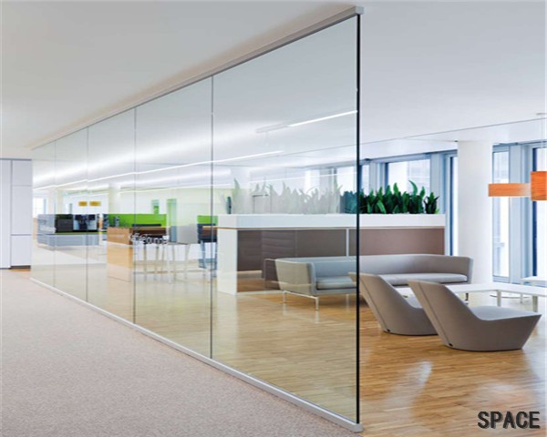 四会28单玻隔断案例